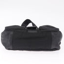 PRADA Shoulder Bag Leather Nylon Black Silver BR2417 Auth am12894V-12