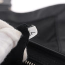 PRADA Shoulder Bag Leather Nylon Black Silver BR2417 Auth am12894V-31