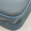 PRADA Hand Bag Nylon 2way Light Blue Silver Auth am12895A-20