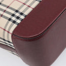BURBERRY Nova Check Tote Bag Canvas Beige Gold Auth am12898V-13