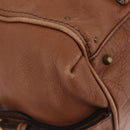 Chloe Paddington Hand Bag Leather Brown Gold Auth am12905V-10