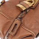 Chloe Paddington Hand Bag Leather Brown Gold Auth am12905V-16