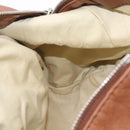 Chloe Paddington Hand Bag Leather Brown Gold Auth am12905V-21