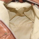 Chloe Paddington Hand Bag Leather Brown Gold Auth am12905V-22