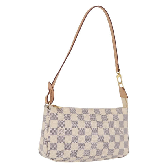 LOUIS VUITTON Damier Azur Pochette Accessoires Pouch N51986 LV Auth am12915SAM