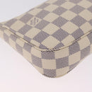 LOUIS VUITTON Damier Azur Pochette Accessoires Pouch N51986 LV Auth am12915SAM-12