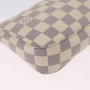 LOUIS VUITTON Damier Azur Pochette Accessoires Pouch N51986 LV Auth am12915SAM-14