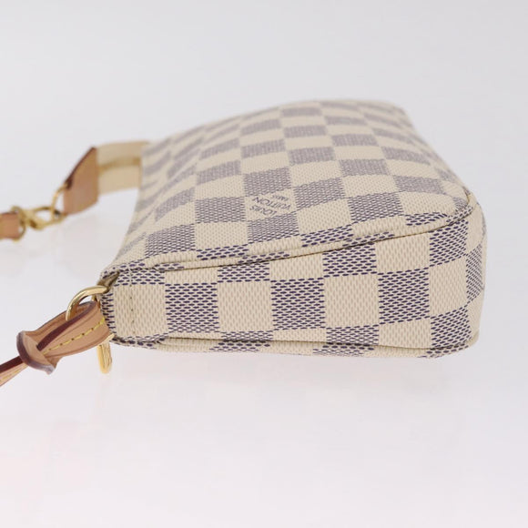 LOUIS VUITTON Damier Azur Pochette Accessoires Pouch N51986 LV Auth am12915SAM