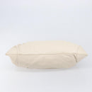 Salvatore Ferragamo Gancini Marissa Hand Bag Leather White Silver Auth am12920V-10