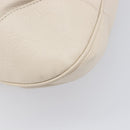 Salvatore Ferragamo Gancini Marissa Hand Bag Leather White Silver Auth am12920V-12