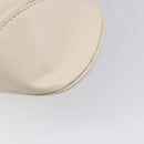 Salvatore Ferragamo Gancini Marissa Hand Bag Leather White Silver Auth am12920V-13