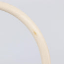Salvatore Ferragamo Gancini Marissa Hand Bag Leather White Silver Auth am12920V-18