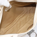 Salvatore Ferragamo Gancini Marissa Hand Bag Leather White Silver Auth am12920V-26