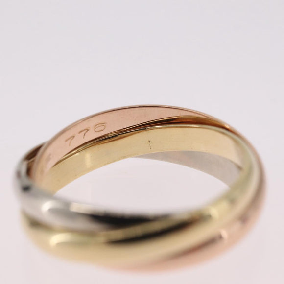Cartier Trinity Ring 18K Gold (750) Silver Auth am12921SM