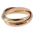 Cartier Trinity Ring 18K Gold (750) Silver Auth am12921SM-3