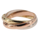 Cartier Trinity Ring 18K Gold (750) Silver Auth am12921SM-4