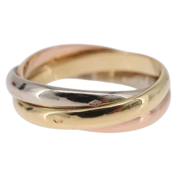 Cartier Trinity Ring 18K Gold (750) Silver Auth am12921SM