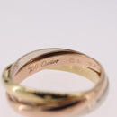 Cartier Trinity Ring 18K Gold (750) Silver Auth am12921SM-8