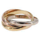 Cartier Trinity Ring 18K Gold (750) Silver Auth am12922SM-1
