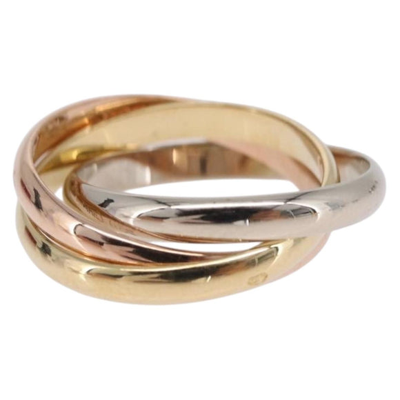 Cartier Trinity Ring 18K Gold (750) Silver Auth am12922SM