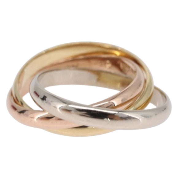 Cartier Trinity Ring 18K Gold (750) Silver Auth am12922SM