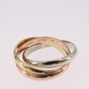 Cartier Trinity Ring 18K Gold (750) Silver Auth am12922SM-7
