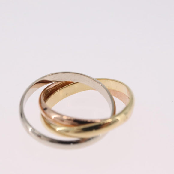 Cartier Trinity Ring 18K Gold (750) Silver Auth am12922SM