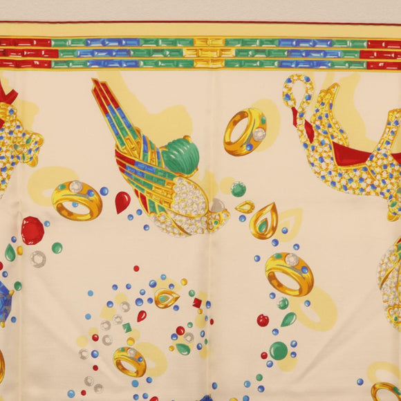 Cartier Scarf Silk Multicolor Auth am12923SM