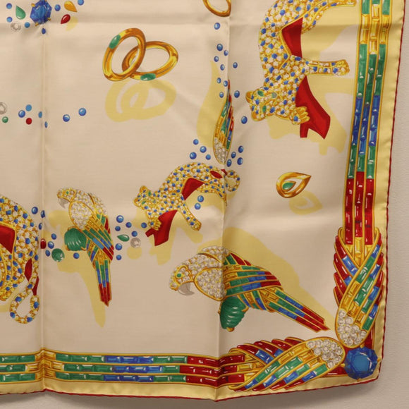 Cartier Scarf Silk Multicolor Auth am12923SM
