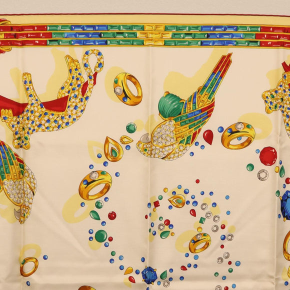 Cartier Scarf Silk Multicolor Auth am12923SM