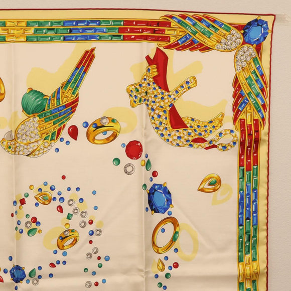 Cartier Scarf Silk Multicolor Auth am12923SM