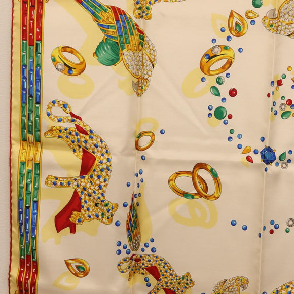 Cartier Scarf Silk Multicolor Auth am12923SM
