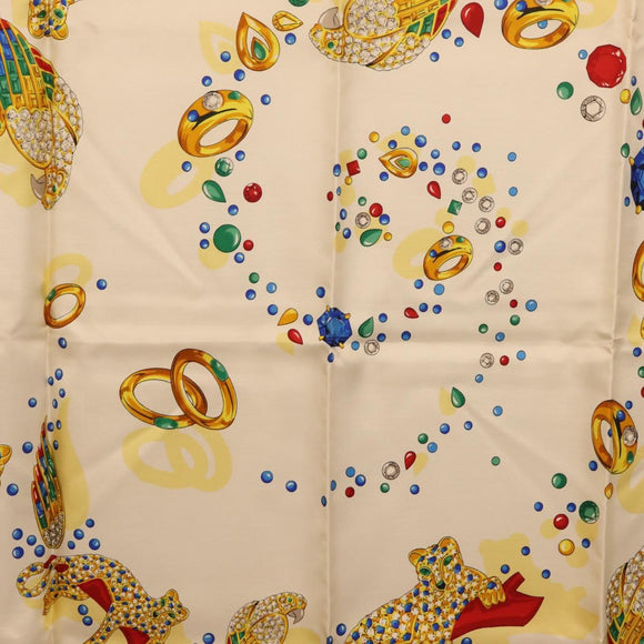 Cartier Scarf Silk Multicolor Auth am12923SM