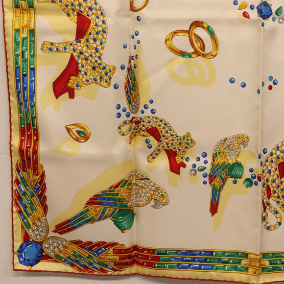 Cartier Scarf Silk Multicolor Auth am12923SM