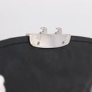 PRADA Ready Lock Hand Bag Leather Black Silver Auth am12925V-18