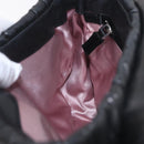 PRADA Ready Lock Hand Bag Leather Black Silver Auth am12925V-24