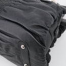 Christian Dior Carreno Hand Bag Leather Black Silver Auth am12928V-12
