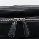 Christian Dior Carreno Hand Bag Leather Black Silver Auth am12928V-15