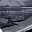 Christian Dior Carreno Hand Bag Leather Black Silver Auth am12928V-16