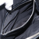 Christian Dior Carreno Hand Bag Leather Black Silver Auth am12928V-21