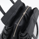 Christian Dior Carreno Hand Bag Leather Black Silver Auth am12928V-6