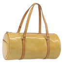 LOUIS VUITTON Monogram Vernis Bedford Hand Bag Beige M91006 LV Auth am12929V-1