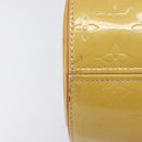 LOUIS VUITTON Monogram Vernis Bedford Hand Bag Beige M91006 LV Auth am12929V-10