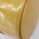 LOUIS VUITTON Monogram Vernis Bedford Hand Bag Beige M91006 LV Auth am12929V-11