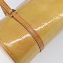 LOUIS VUITTON Monogram Vernis Bedford Hand Bag Beige M91006 LV Auth am12929V-15