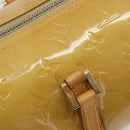 LOUIS VUITTON Monogram Vernis Bedford Hand Bag Beige M91006 LV Auth am12929V-16