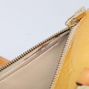 LOUIS VUITTON Monogram Vernis Bedford Hand Bag Beige M91006 LV Auth am12929V-19