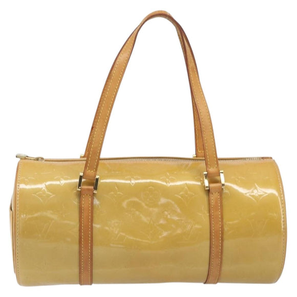 LOUIS VUITTON Monogram Vernis Bedford Hand Bag Beige M91006 LV Auth am12929V
