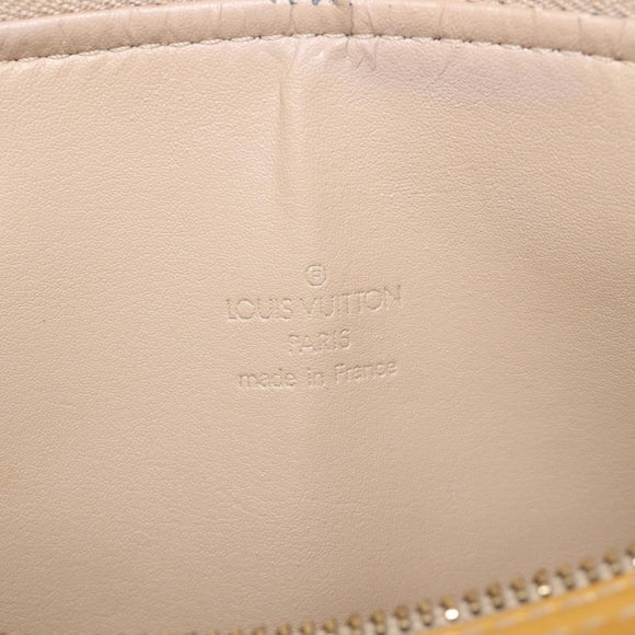 LOUIS VUITTON Monogram Vernis Bedford Hand Bag Beige M91006 LV Auth am12929V
