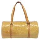 LOUIS VUITTON Monogram Vernis Bedford Hand Bag Beige M91006 LV Auth am12929V-3